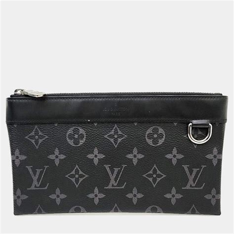 louis vuitton discovery pochette pm|Louis Vuitton Discovery Pochette Monogram Eclipse PM Black.